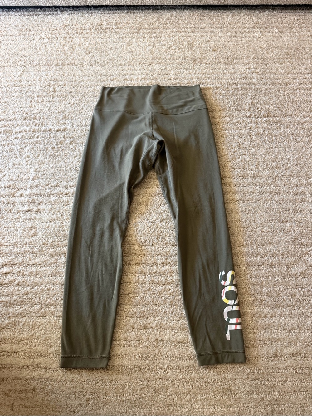 Lululemon X soul cycle women’s sage Align pant ll 25” leggings size 10